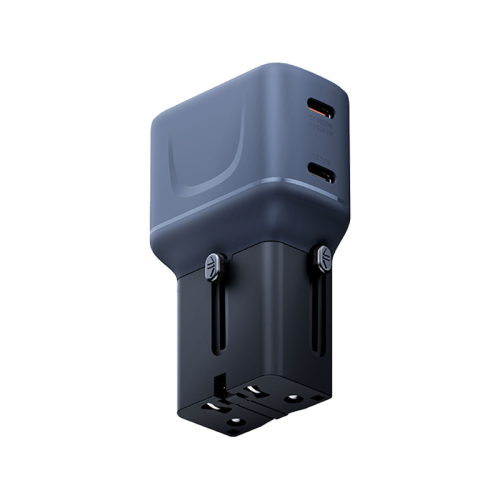 Energea TravelGo Adapter 30 2-Port USB-C 30W PD Travel Adapter - Indigo Blue