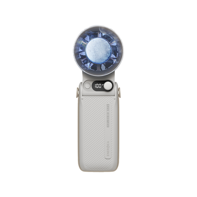 Energea AirMate Chill Adjustable Portable Handheld Fan - 6000mAh / 12W  / Sand Brown