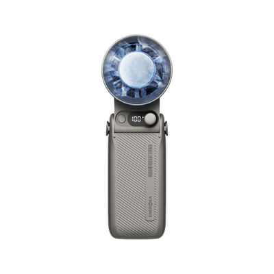 Energea AirMate Chill Adjustable Portable Handheld Fan - 6000mAh / 12W  / Slate Grey