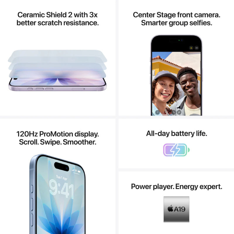 Pre-order Apple iPhone 17 - 256GB / Mist Blue / 5G / 6.3’’ Mobiles & Tablets > Mobiles