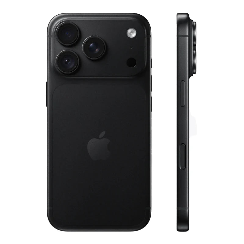 Apple iPhone 18 Pro - 256GB / Black / 5G / 6.3" / Middle East Version + Apple iPhone 18 Pro Silicone MagSafe Case - Magenta + Apple iPhone FineWoven MagSafe Wallet - Burgundy - Bundle Offer