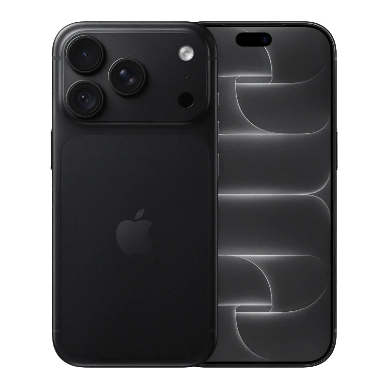 Apple iPhone 18 Pro - 512GB / Black / 5G / 6.3" / Middle East Version + Apple iPhone 18 Pro Silicone MagSafe Case - Black + Apple iPhone FineWoven MagSafe Wallet - Black - Bundle Offer