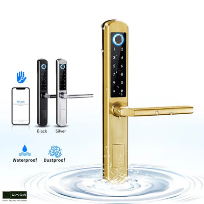 Gopeta TTLock Aluminum Door Lock - Gold
