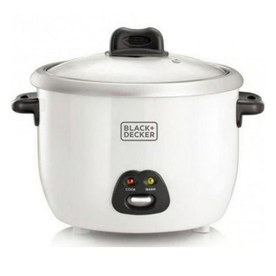Black+Decker Rice Cooker - 700W / 1.8L / White