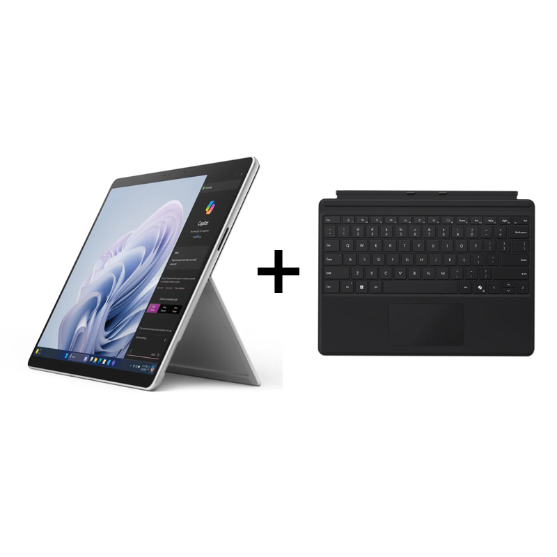 Microsoft Surface Pro 9 - 13.0" / i7 / 16GB / 1TB SSD / Win 11 Pro / Platinum / Business Edition + Microsoft Surface Pro Keyboard - Magnetic / Arabic/English / Black - Keyboard