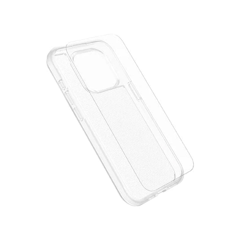 OtterBox React Case + Tempered Glass - Apple iPhone 15 Pro - Clear