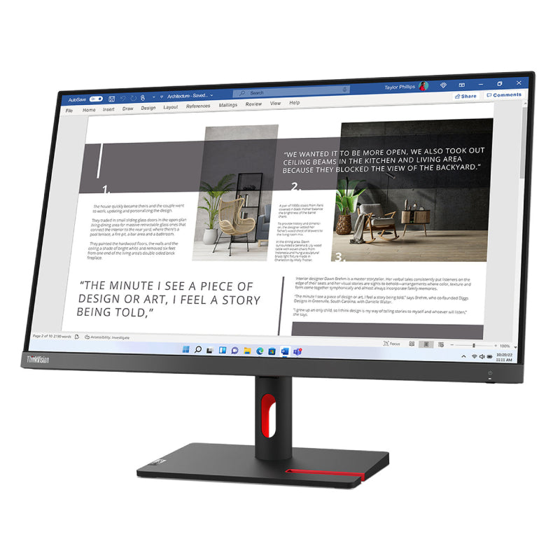 Lenovo ThinkVision S27i-30 - 27.0" FHD / 6ms / D-Sub / HDMI - Monitor