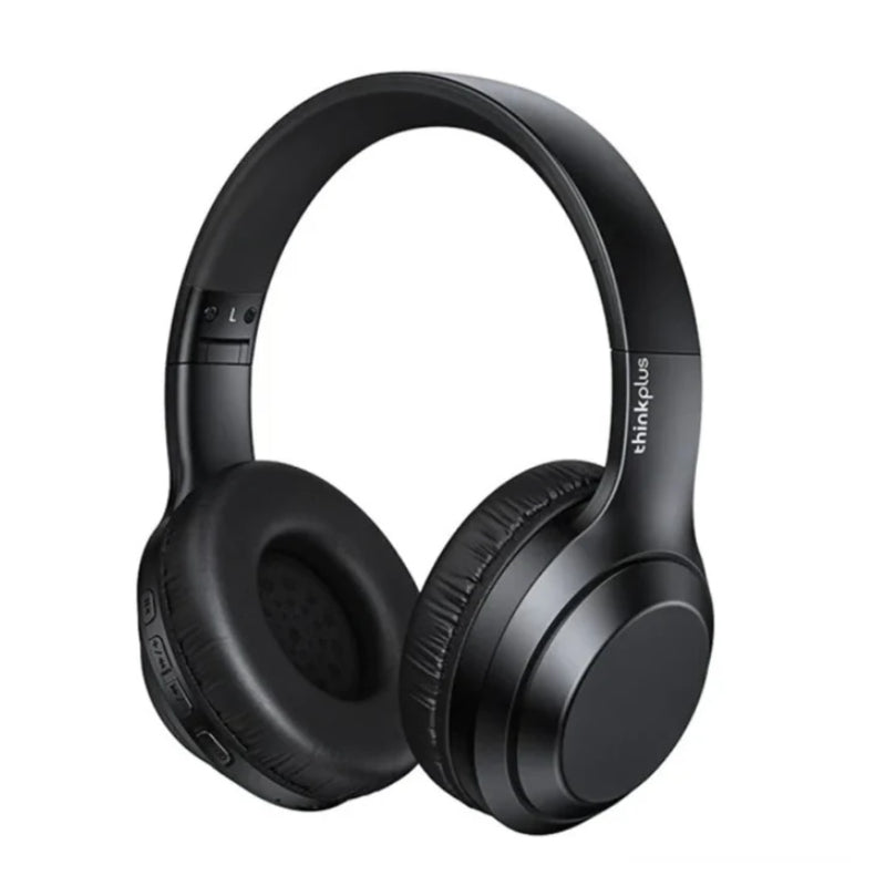 Lenovo Thinkplus TH10 Overhead Wireless Bluetooth Headphone - Bluetooth / 3.5mm / Black