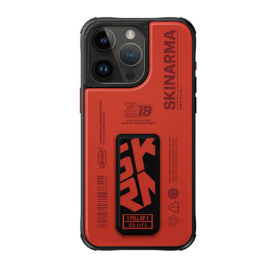 SKINARMA SPUNK Mag-Charge Case - iPhone 15 Pro Max / Orange Red Accessories > Mobiles & Tablets > Mobiles > Covers &