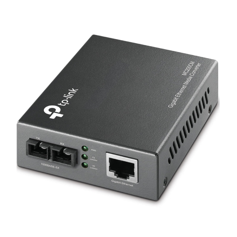 TP-Link (MC200CM) Gigabit Multi-Mode Media Converter - UPC / LAN