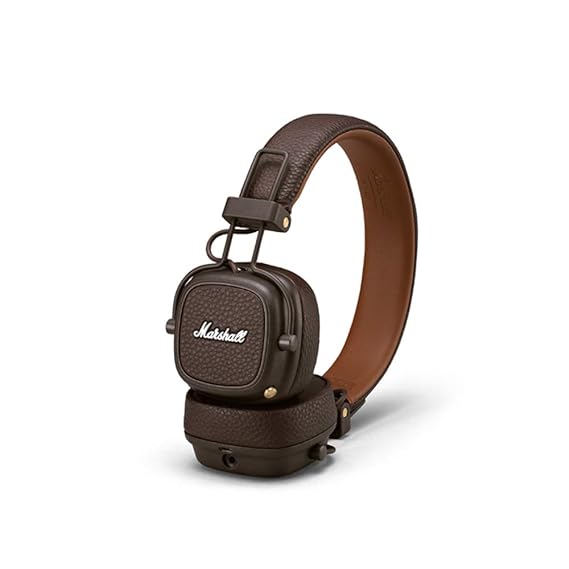 Marshall Major III On - Ear Wireless Headphones - Brown