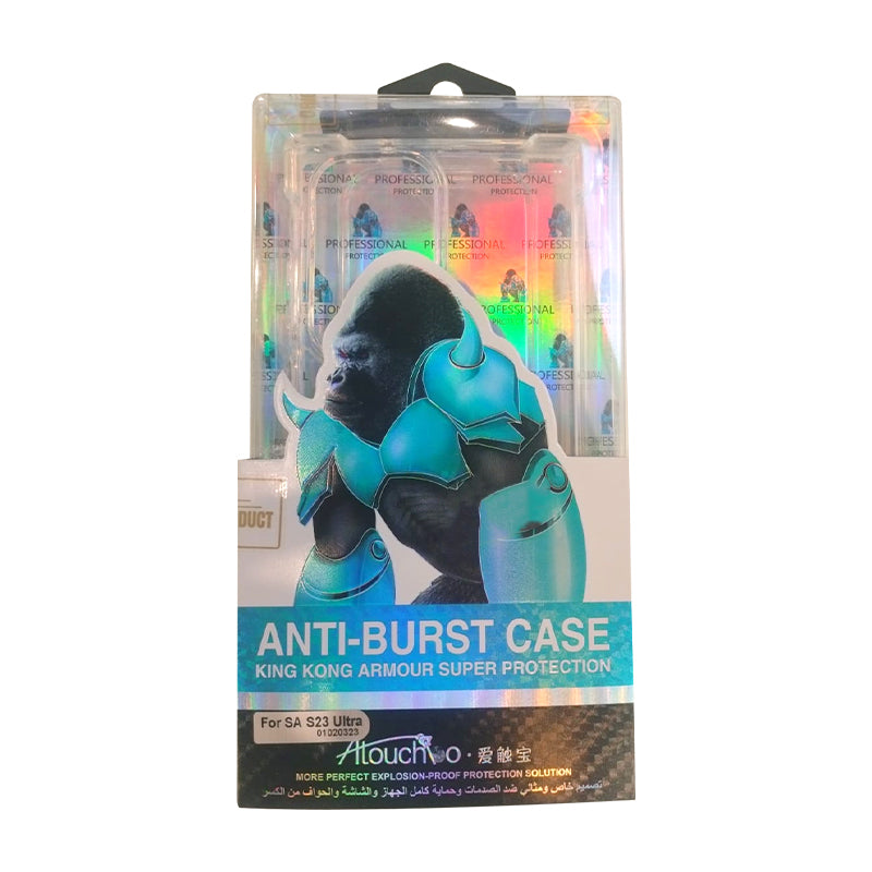 King Kong Anti-Burst Case - Samsung Galaxy S23 Ultra / Clear
