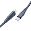 RAVPower Type-C to Lightning Charging Cable - 1.2 Meter / Nylon Grey