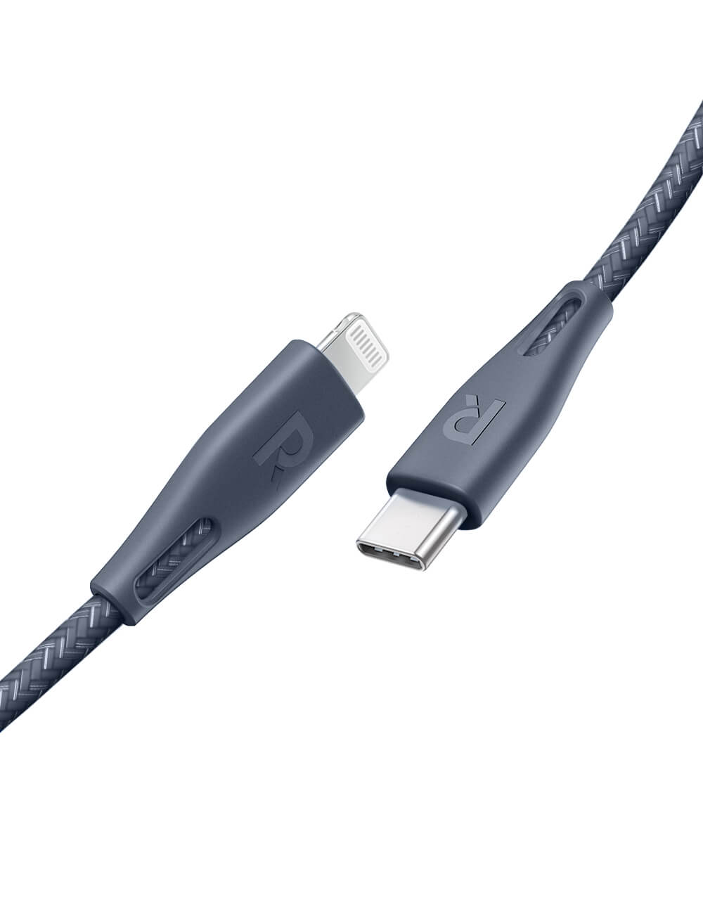 RAVPower Type-C to Lightning Charging Cable - 1.2 Meter / Nylon Grey