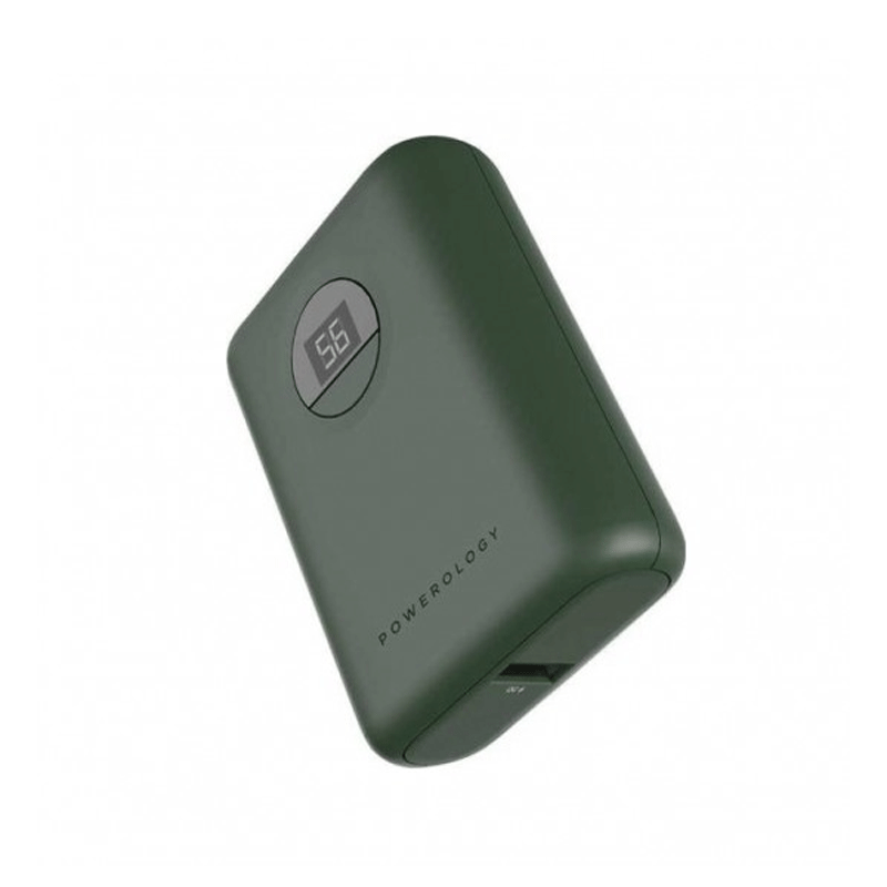 Powerology Ultra-Compact Power Bank 10000mAh PD 20W – Green