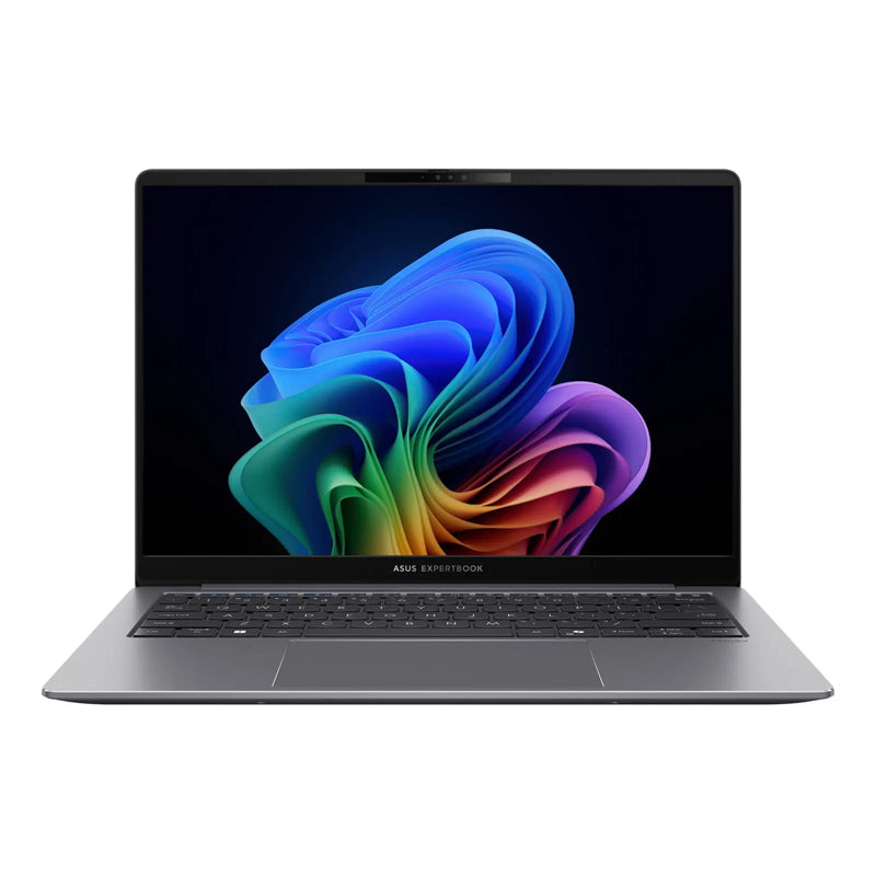 آسوس اكسبرت بوك - 14.0 بوصة WQXGA / ألترا 258V / 32 جيجابايت  512 جيجابايت  إس إس دي NVMe م.2) / ويندوز 11 برو  ضمان سنة  رمادي  Misty رمادي  لابتوب