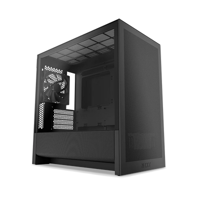 NZXT H3 Flow (2025) micro-ATX Mid Tower Case - All Black