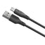 Porodo USB Cable Type-C Connector 3A Durable Fast Charge and Data Cable (3m/10ft) - Black