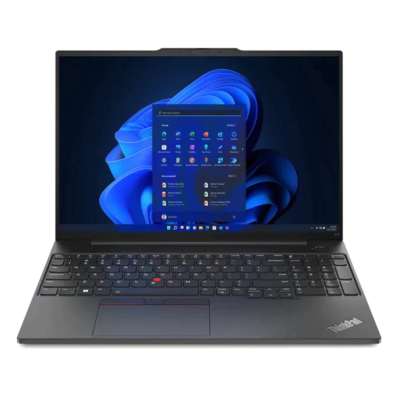 Lenovo ThinkPad E16 Gen 1 - 16.0" WUXGA / i7 / 8GB / 1TB (NVMe M.2 SSD) / 2GB VGA / Win 11 Pro / 1YW / Arabic/English / Graphite Black - Laptop