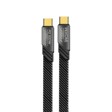 WEKOME WDC-192 Mecha Series - USB-C to USB-C Connection Cable 100W Fast Charging - 1.2Meter / Black