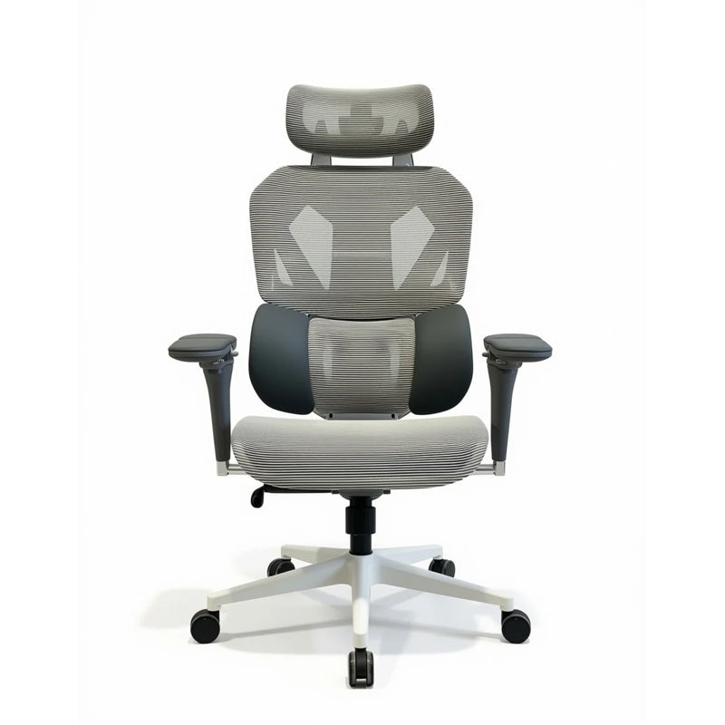 SADES Phoenix SA-AD10-W Adjustable Mesh Gaming Chair with 6D Armrest - White