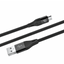 Porodo Braided USB-A to Type-C (3A 1.2m) - Black