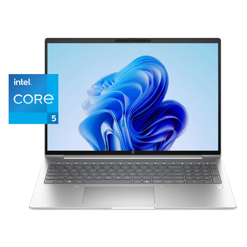 HP ProBook 4 G1iR - 16" WUXGA / Intel® Core™ 5 processor 120U / 16GB / 512GB (NVMe M.2 SSD) / DOS (Without OS) / English/Arabic / 1YW / Pike silver - Laptop