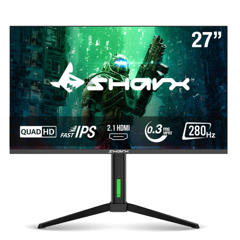 SHARX - 27" QHD / 0.3ms / 280Hz / 2.1HDMI - Gaming Monitor