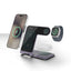 Porodo 3 In 1 Dual Coil Wireless Charging Dock - Purple