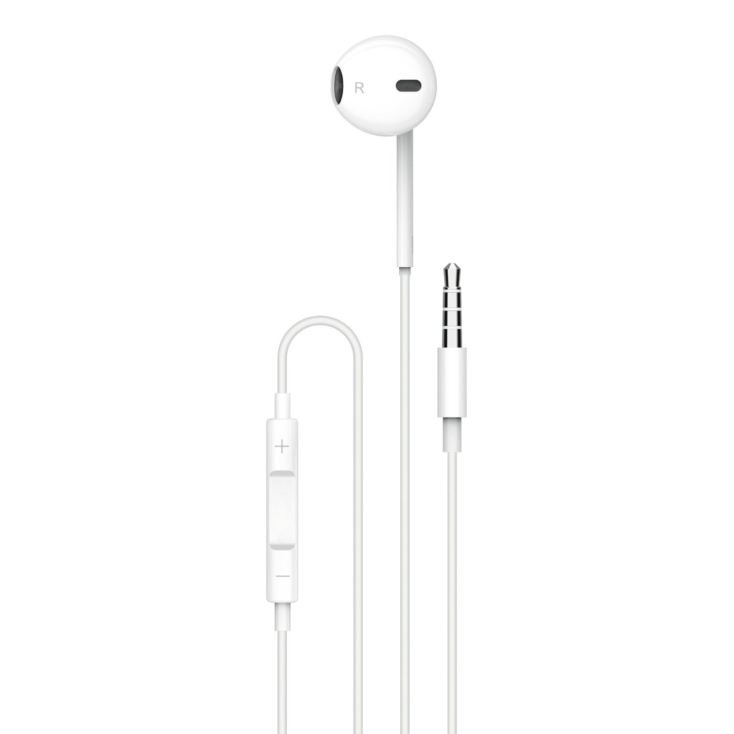 Soundtec By Porodo Mono/Single Earphone 3.5mm Aux - White