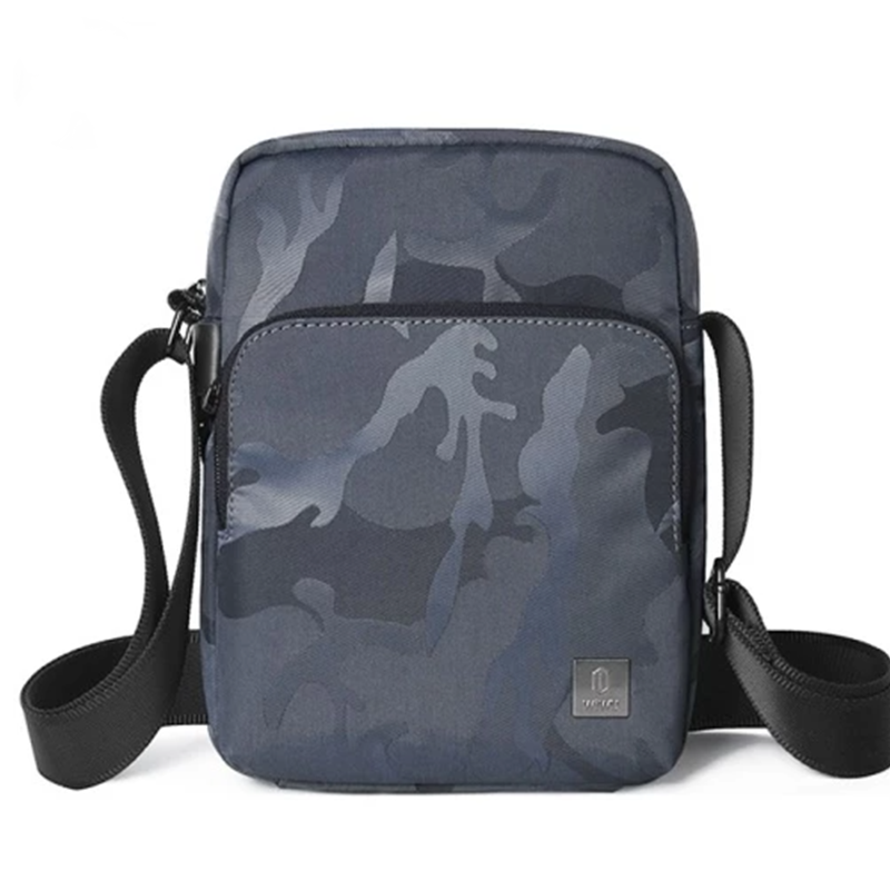 Wiwu Camou Crossbody Backpack With Charging Port - Grey