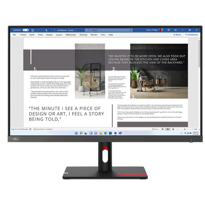 Lenovo ThinkVision S27i-30 - 27.0" FHD / 6ms / D-Sub / HDMI - Monitor