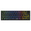 Porodo Gaming 68Keys Mechanical Keyboard with Wired and Bluetooth Dual Version - Black