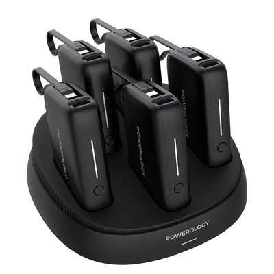 Powerology Station Power Bank - 10,000mAh / USB-C / Black