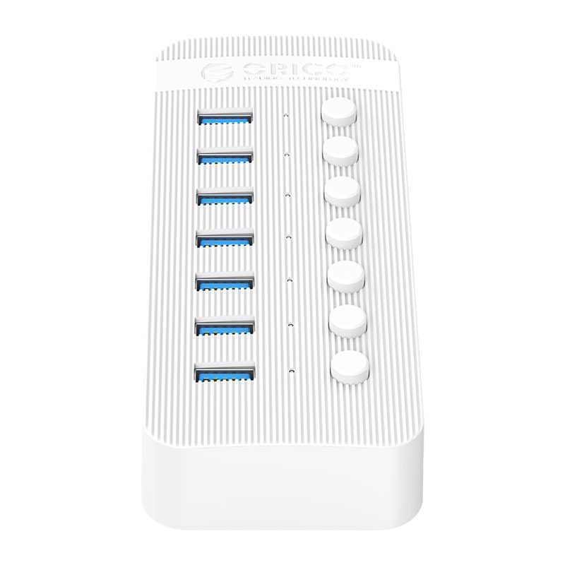 ORICO 7 Port USB Hub - White