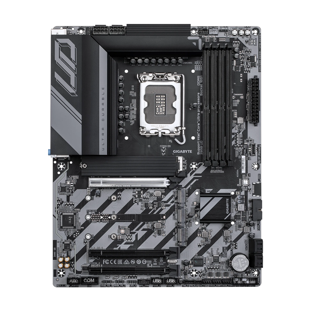 GIGABYTE Z890 UD Motherboard - DDR5 / DisplayPort / USB - Black