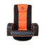 Porodo Gaming Predator Pro Gaming Seat with Armrest & Cupholder 360 Swivel - Black / Orange