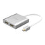 ORICO Mini DP to Dual DP M/F HD Adapter - Silver