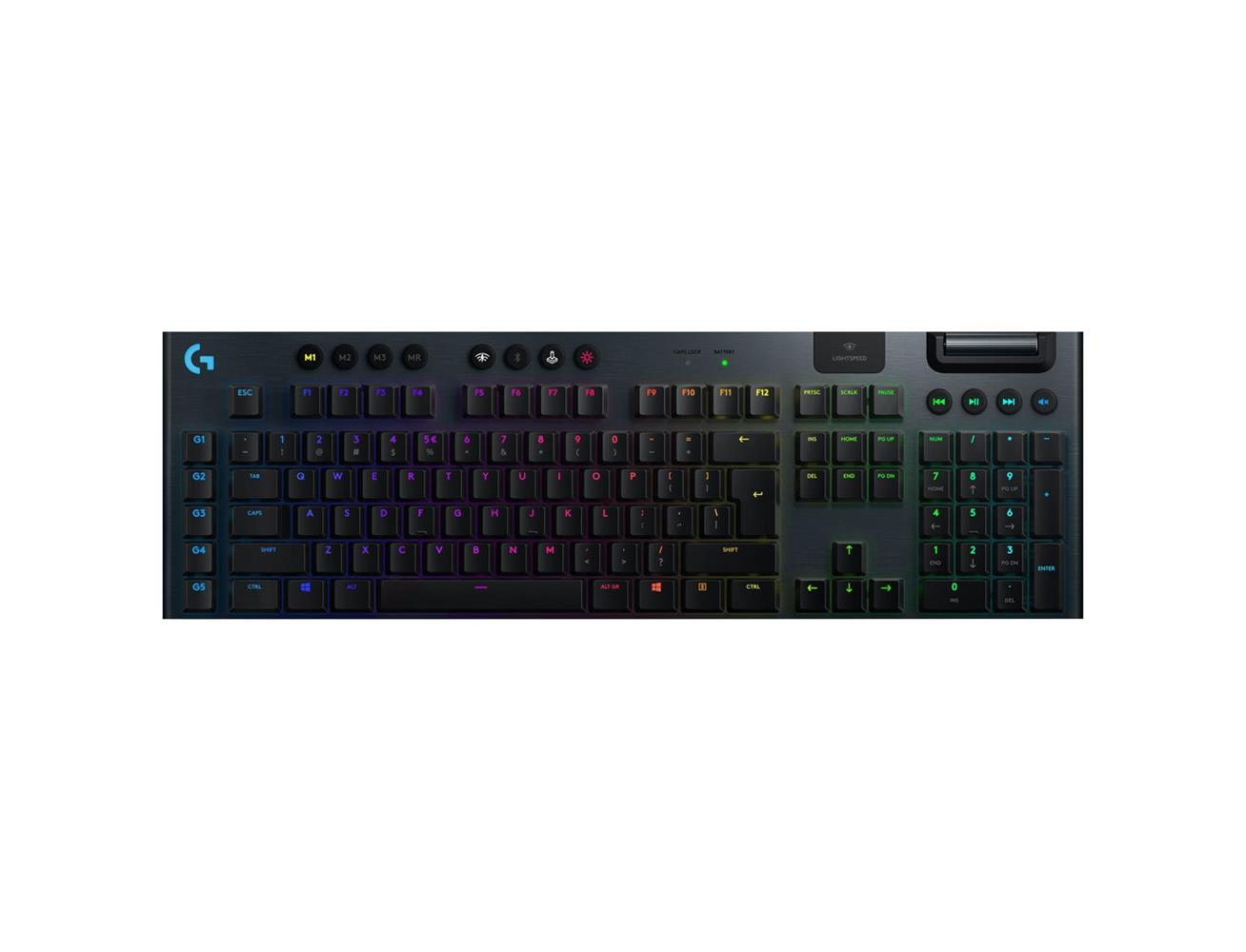 لوجيتيك لايتسبيد G915 لايتسبيد الميكانيكية الألعاب لوحة مفاتيح  - لاسلكي / RGB / اللمس