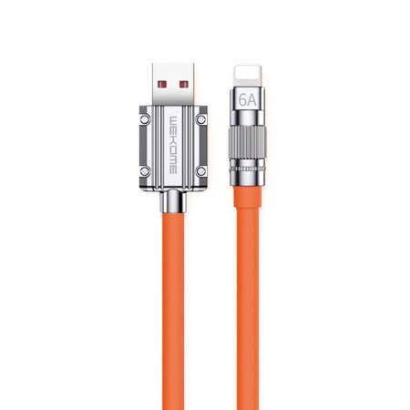 WEKOME WDC-186 Wingle Series - USB-A to Lightning Fast Charging Connection Cable - 1Meter / Orange