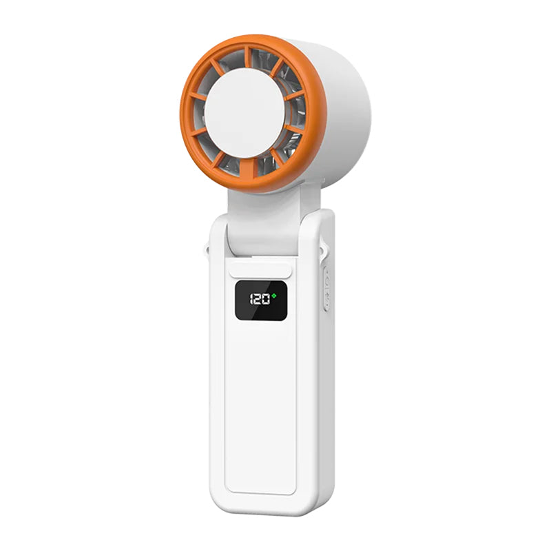 Earldom F25 Ice Feeling HandHeld Folding Fan - White