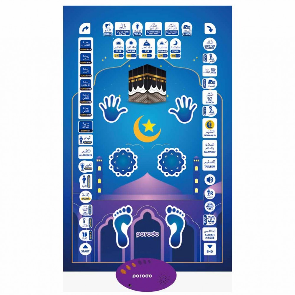 Porodo Kids Educational Interactive Smart Prayer - Blue