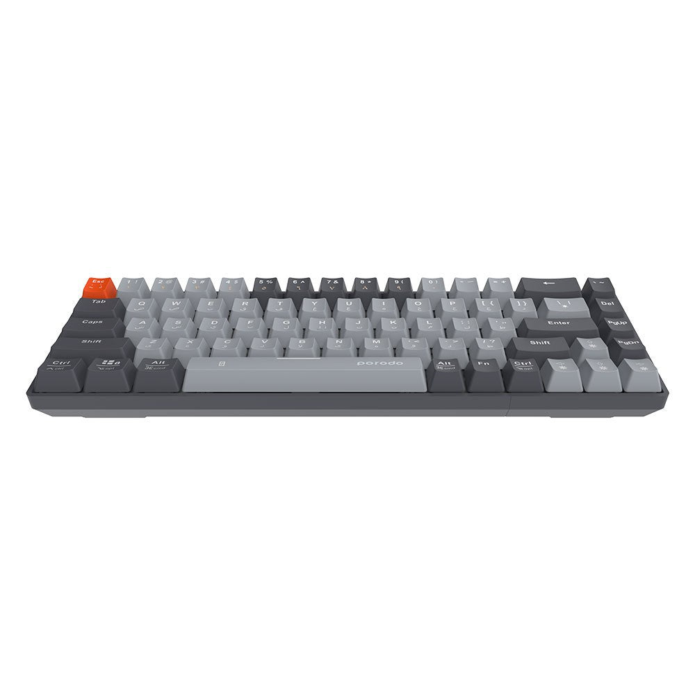 Porodo Wireless Mechanical Keyboard Ultimate Keyboard For Work & Gaming - Gray