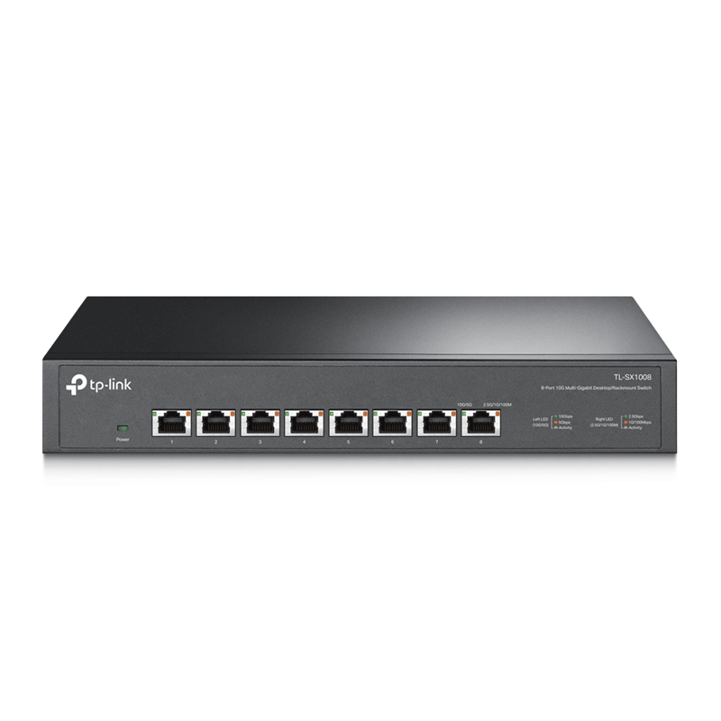 TP-Link 8-Port 10G Desktop / Rackmount Switch - Black