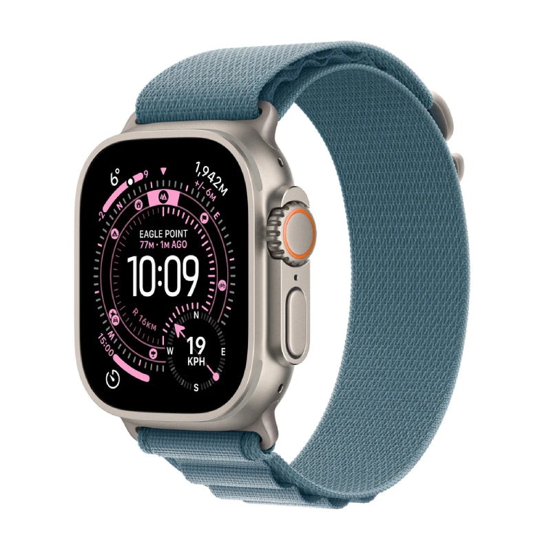 Apple Watch Ultra 3 - LTPO OLED / 64GB / 49mm / Bluetooth / Wi-Fi / Cellular / Small / Natural Titanium Case with Light