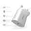 ROFI 20W Charging Plug Power Adaptor type-C With Magnetic Suction wireless Charger type C - White