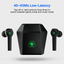 Porodo Gaming True-Wireless Gaming Earbuds - Black