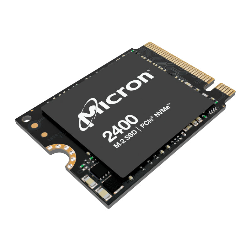 Micron 2400 M.2 PCIe NVMe SSD - 1TB / M.2 2230 / PCIe 4.0 - SSD (Solid State Drive)