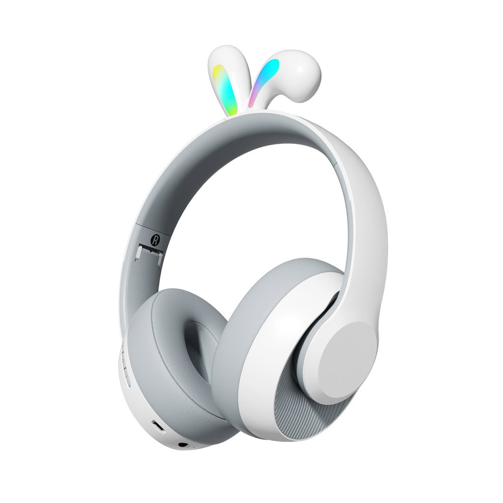 Porodo Soundtec Kids ENC Headphone Rabbit Ear - Grey