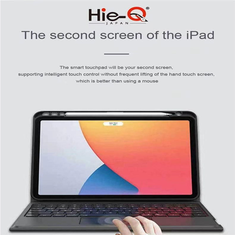 Hie-Q Smart Keyboard Case With Mouse Pad - 10.2" / Bluetooth